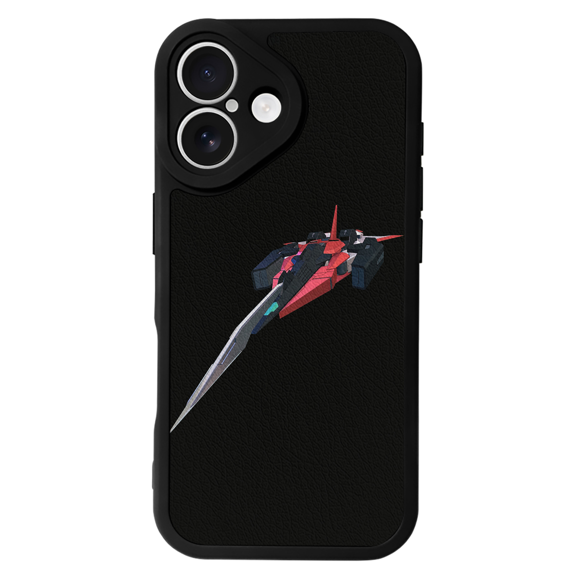 （画像用） 機動戦士ガンダム Mobile Suit Gundam 【iPhone 16シリーズ対応】シリコンスマホケース（レザー調） 材質：シリコン